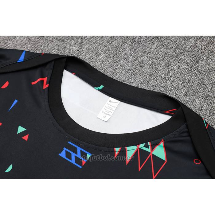 Chandal del Portugal Manga Corta 2024-2025 Negro - Pantalon Corto